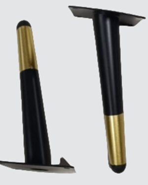 KULFI LEG 4 INCH BLACK+GOLD_(100 PCS)