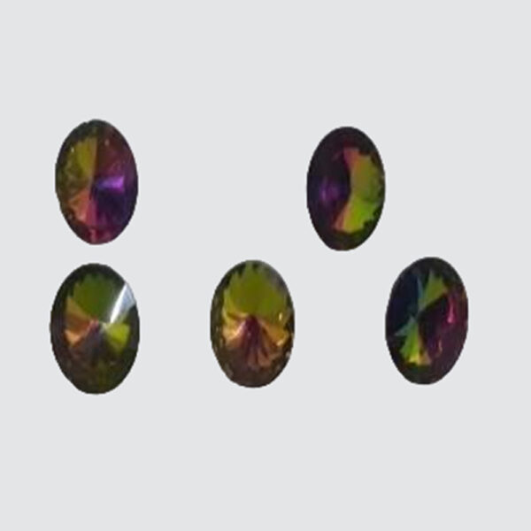 Button Glass 25 Mm Multi Colour (4950 Pcs)