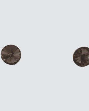Button Glass 20 Mm Coffee Gold Button (9000Pcs)