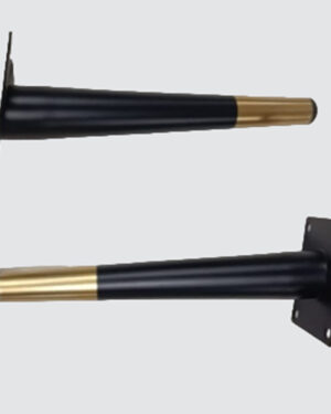KULFI LEG 12 INCH BLACK+GOLD_(60 PCS)