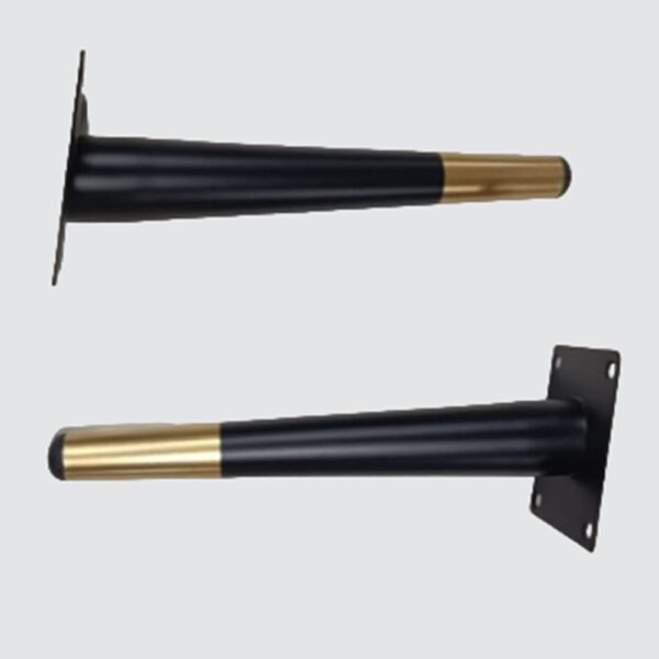 KULFI LEG 12 INCH BLACK+GOLD_(60 PCS)