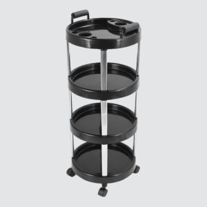 ROUND PLASTIC TROLLEY (GREEN)