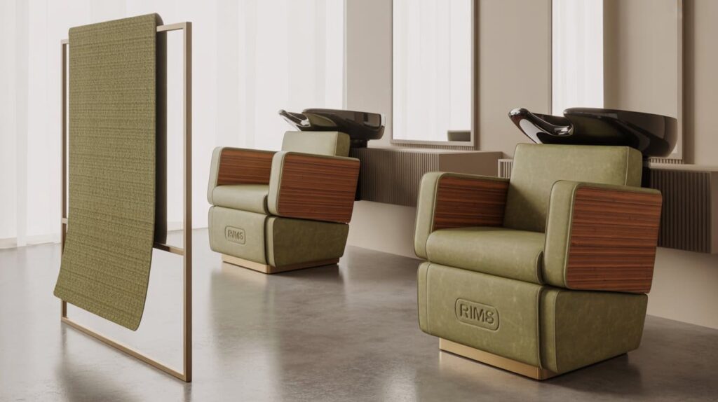 Sustainable & High-Performance Materials in RIMS Lotus Salon Furniture
