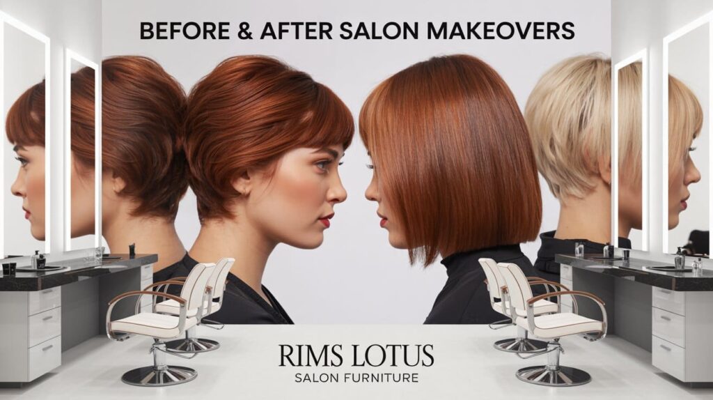 Before & After Salon Makeovers | RIMS Lotus Salon Furniture