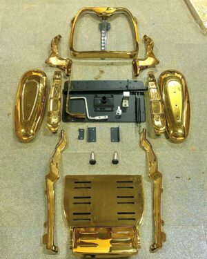 Chair Jaguar Assembly (21pc/set)-Gold