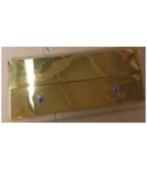 Flat Pipe Handle Gold
