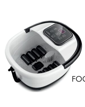 Lotus Salon Professional Foot Massager Tub (White+Black)