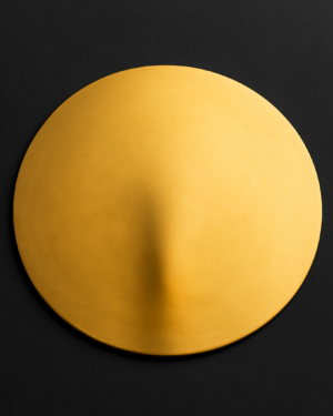 SS Round Plate Gold 500mm