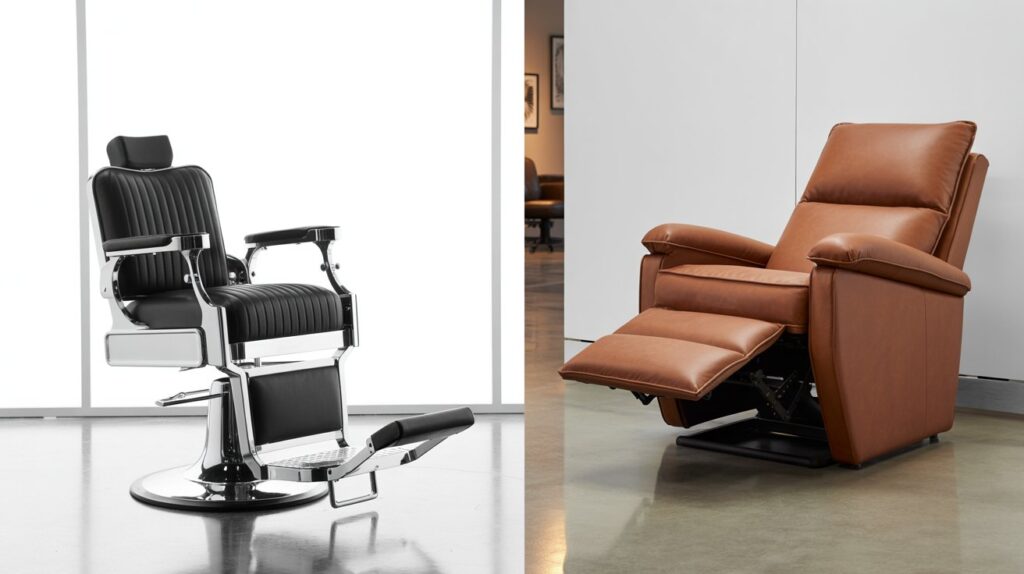 Hydraulic Barber Chairs vs Recliner Chairs RIMS Lotus